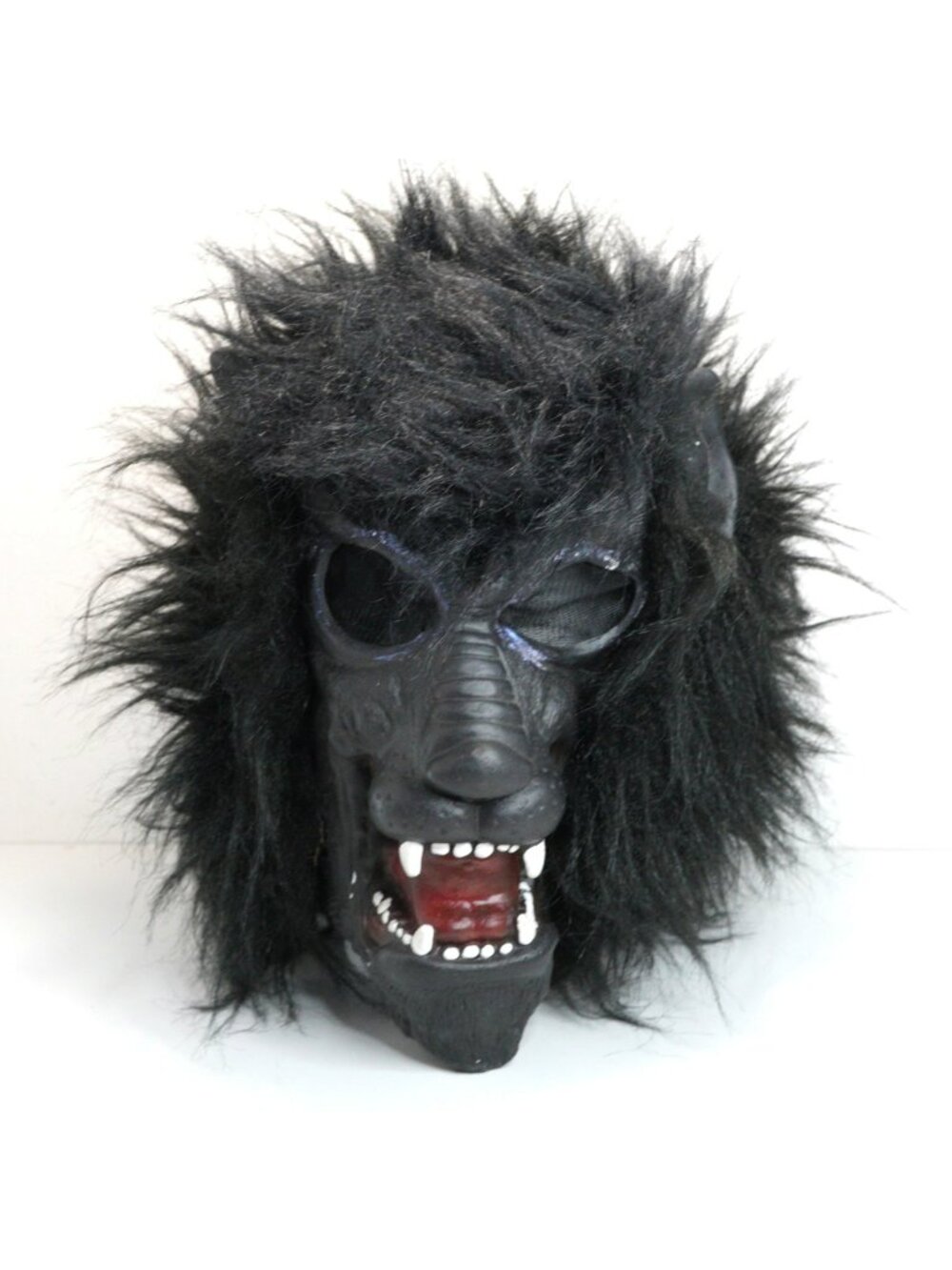 Vintage Fun World Wolf Werewolf Latex Full Head Mask Adult Halloween